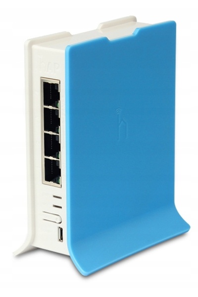 MIKROTIK hAP Lite TC RB941-2ND-TC router WiFi 2,4GHz 4xFE CAPsMAN, alimentator