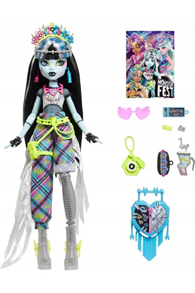 MONSTER HIGH Frankie Stein SET DE PĂPUȘĂ CU ACCESORII PENTRU BEBELUȘE, PENTRU...