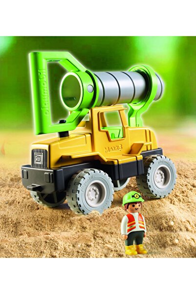 Playmobil SAND 70064 Mașină cu burghiu de nisip, set +2 ani