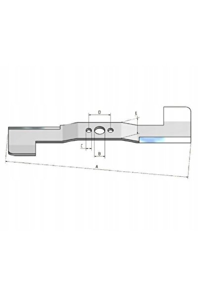 NO BRAND Cuțit pentru mașină de tuns iarba 38 cm Combi 40AE STIGA 181004162/0...