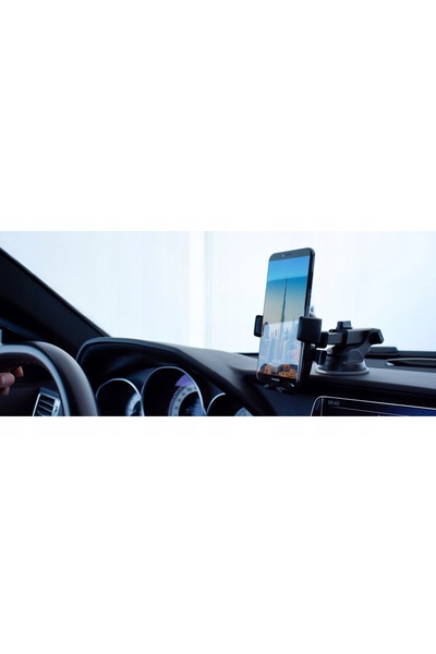 NO BRAND Suport auto rezistent pentru telefon + Încărcător