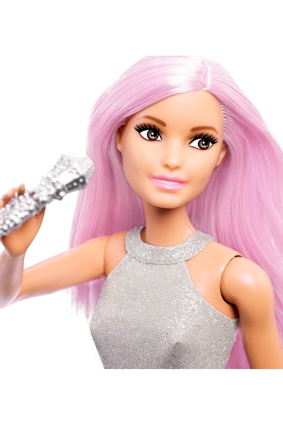 Barbie LALKA GWIAZDA POPU cântăreț cu microfon