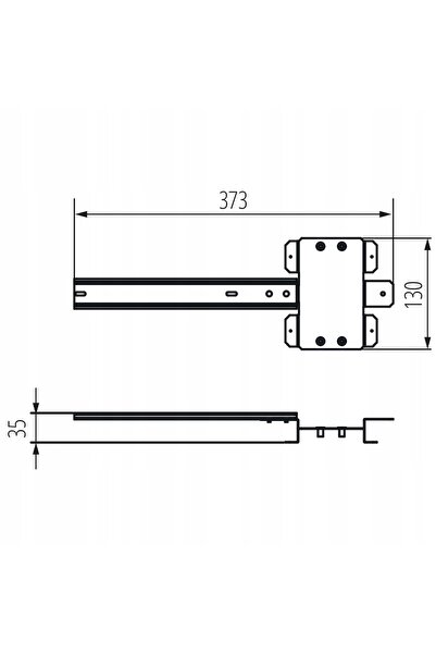 KANLUX ADAPTOR DE MONTARE PENTRU TABLIOATE ELECTRICE KP-DB KMCCB125 DIN DB18 ...