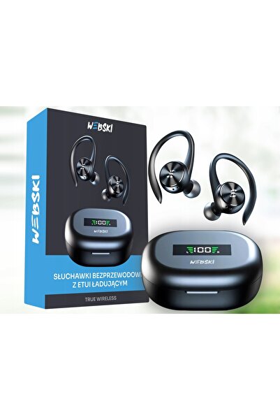 NO BRAND Căști Bluetooth wireless BT 5.0, sport, intraauriculare, cu cutie de...