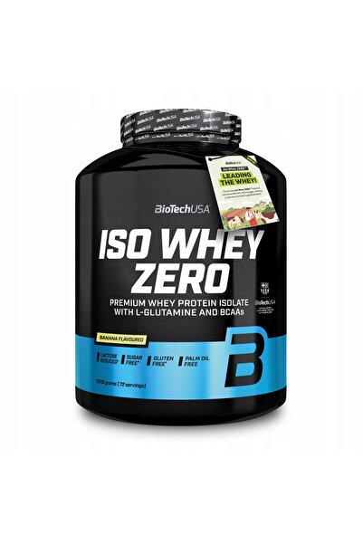NO BRAND BIOTECH Iso Whey Zero Pulbere proteică cu aromă de banană (1816 g) F...