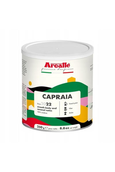 NO BRAND Cafea măcinată ARCAFFE Capraia Arabica 2 x 0.25 kg
