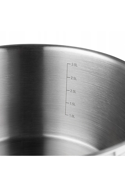 FLORINA SET TRADIȚIONAL DE VASE DE GĂTIT DIN INOX ȘI SILICON CHEF 16CM 1.8L D...