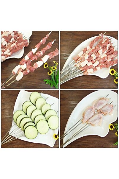Smart Kitchen Skewers for grilling vegetables and meat 12 skewers Ch