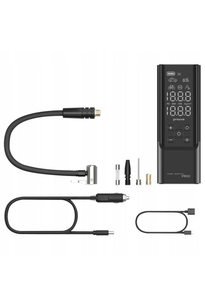 NO BRAND Pompă electrică pentru bicicletă 120W 7500mAh, compresor de aer fără...