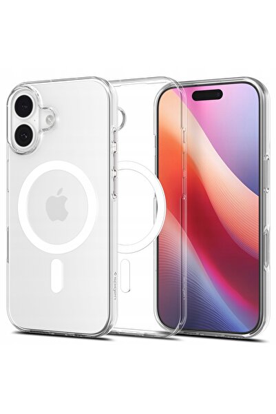 Spigen Husă pentru iPhone 17, cu cristal lichid pentru MagSafe, transparentă ...