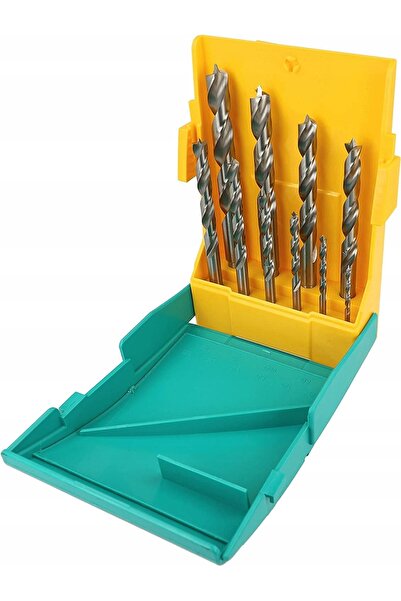 NO BRAND Set de burghie spiralate pentru lemn exotic Heller 28708 10 bucăți