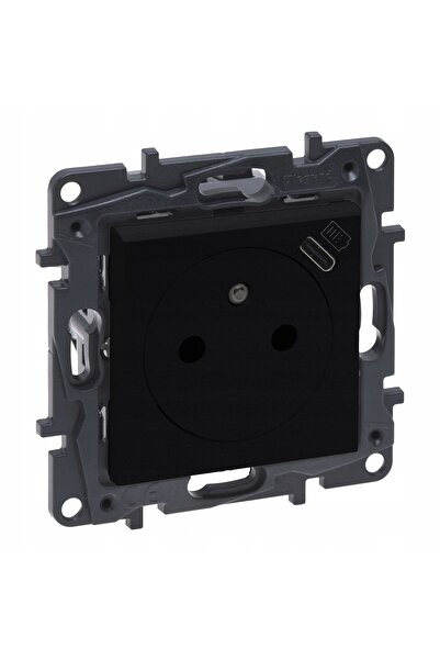 NO BRAND LEGRAND NILOE STEP PRIZĂ ÎNCĂRCĂTOR USB NEGRU