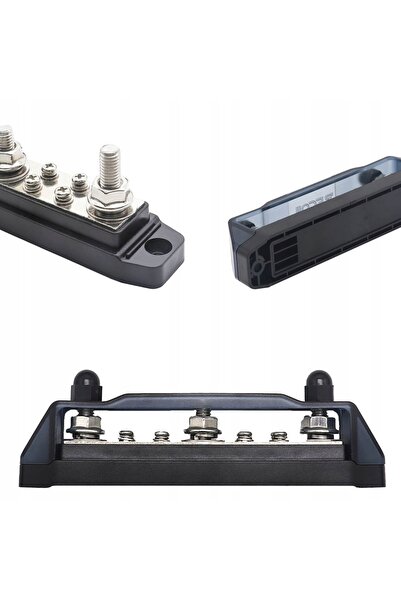 NO BRAND BARĂ DE MASĂ BUSBAR 150 A ȘURUBURI 3 x M8 8 x M4