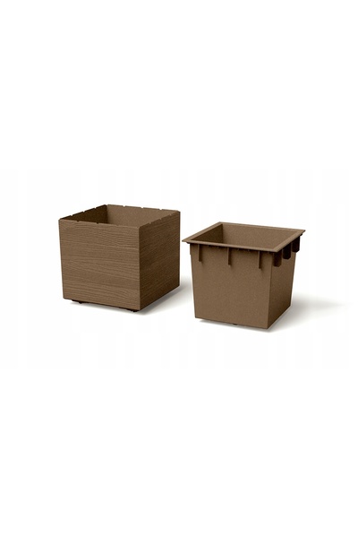 Prosperplast Ghiveci din plastic bej 38,5 cm x 38,5 x 37 cm