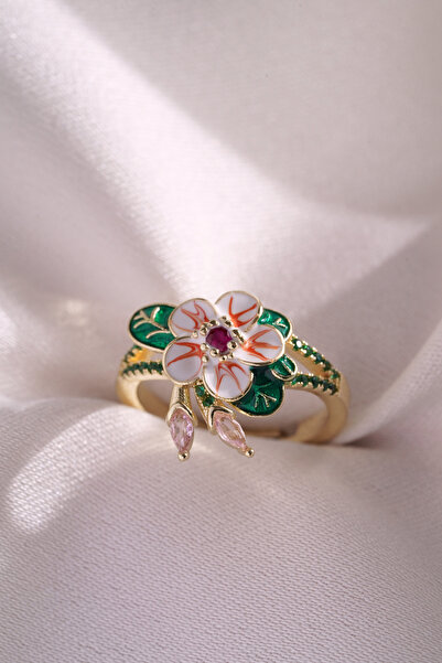AŞIK ACCESSORIES Sakura Cherry Blossom Ring