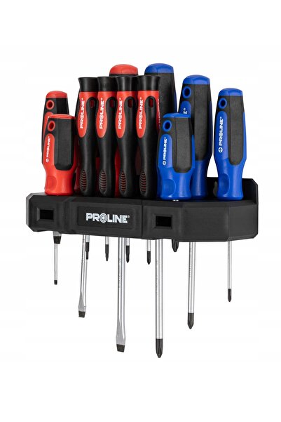 Proline Set de șurubelnițe soft touch, plate și Phillips, 12 bucăți, S2 HRC 5...
