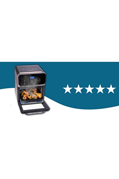 NO BRAND Cuptor cu aer cald 8L 1600W Panou cu 10 programe