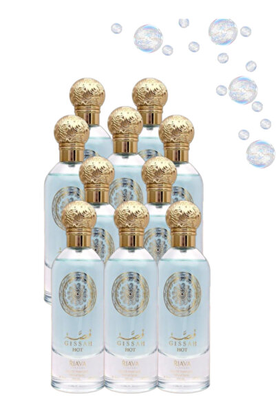 RIAVA PERFUME 10 قطع من عطر جيسة الأسود الساخن 85 مل