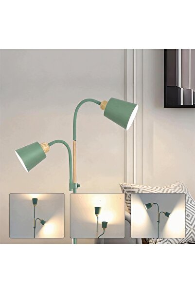bedee Lampă de citit, lampă de noapte, 159 cm, 60W, unghi reglabil, dublă, pe...