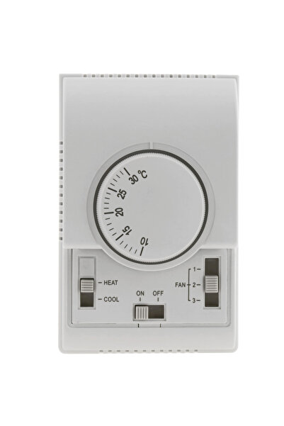 NO BRAND Termostat fan coil, controler aer condiționat, ventilator cu 2 condu...
