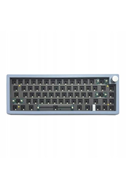NO BRAND Kit DIY Tastatură Mecanică Albastră GMK67 65% Hotswap RGB Wireless 2...
