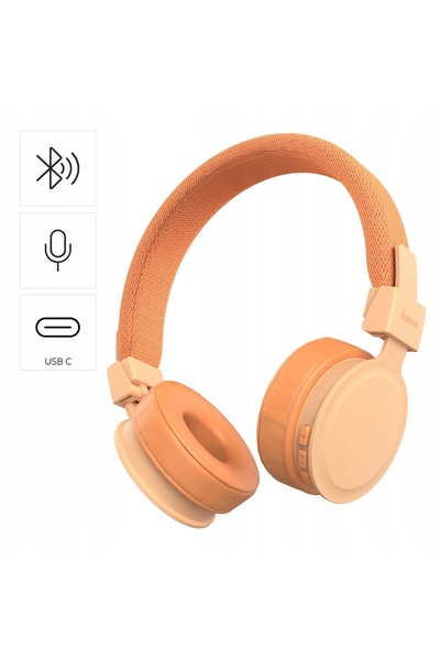 Hama Căști over-ear Freedom Lit III Portocalii