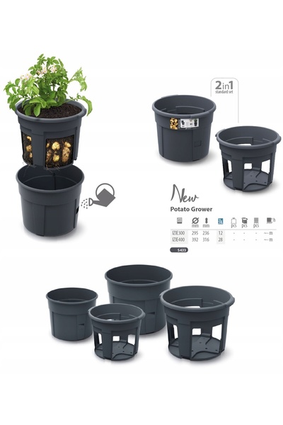 Prosperplast Ghiveci pentru cultivarea cartofilor și legumelor 28L + substrat...