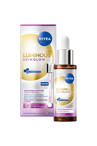 NIVEA 2 x LUMINOUS630 SKIN GLOW Strălucire Instantanee - Ser facial 30ml