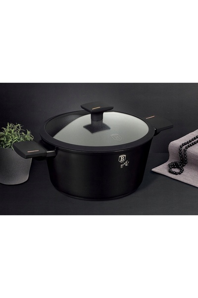 Berlinger Haus Vas de gătit cu capac, tradițional, 4,1L, cu strat de titan, 2...