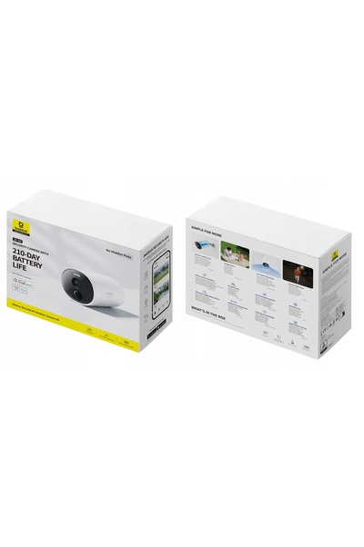 Baseus Cameră B1 2K pentru monitorizare exterioară, cu impermeabilitate IP65