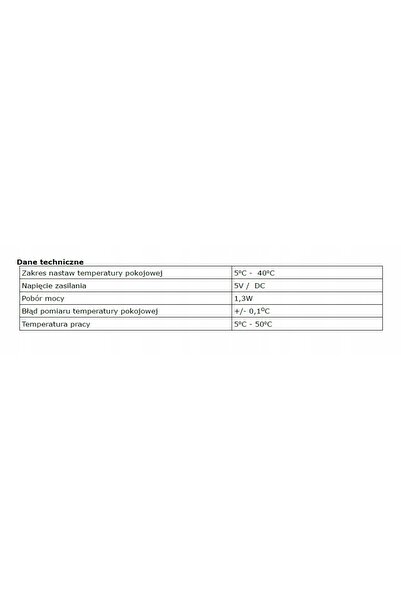 NO BRAND Controler de cameră TECH ST-281 ALB regulator comunicație RS 130