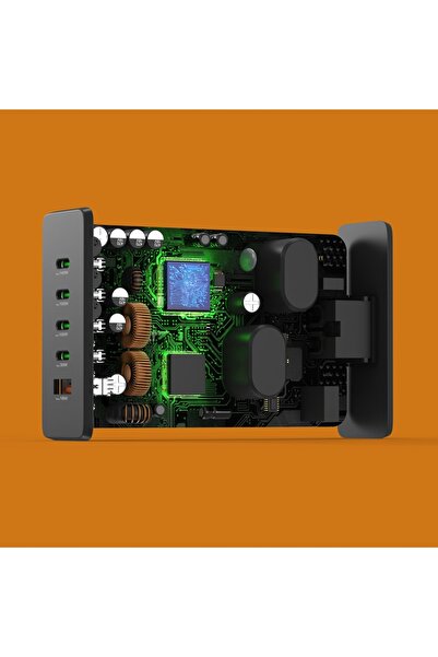 Hama Stație de încărcare puternică 4x USB-C 1x USB-A 240W Negru