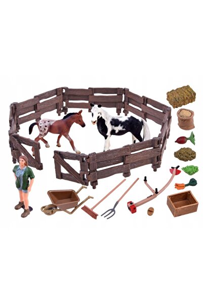 Jokomisiada SERIA ANIMALE FERMA Set mare de animale GARD Figurine CAILI ZA2991