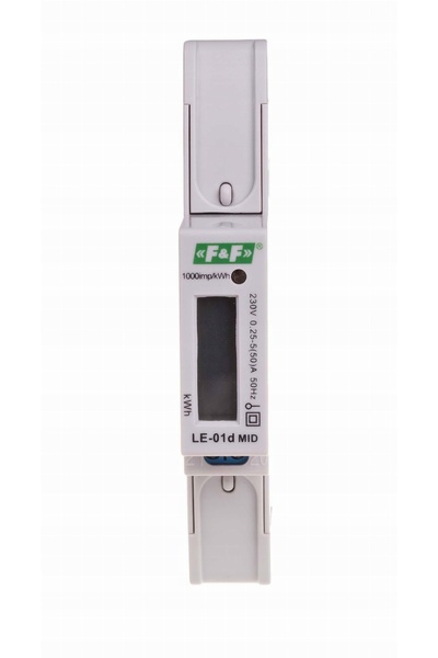 F&F DİZAYN 1MOD MODEL CONTOR ELECTRONIC LCD DE ENERGIE ACTIVĂ MONOFAZAT 230V ...