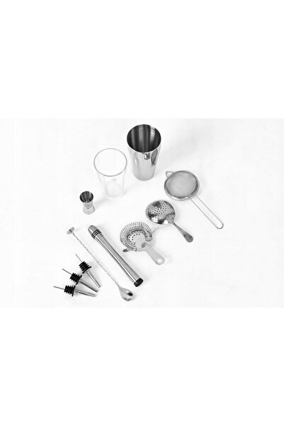 Gockowiak Set de bar pentru băuturi și cocktailuri, shaker, 11 piese, idee de...