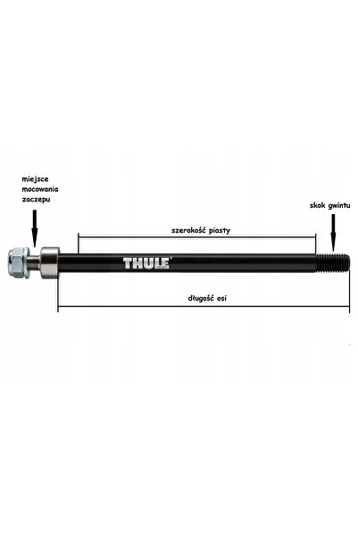 Thule Adaptor ax traversant 12x148mm 172;178mm