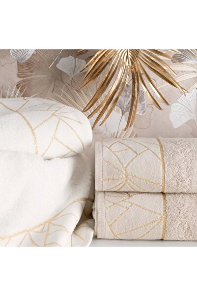 Eurofirany CLEO GREEN PROSOP DE BAIE 70x140 cm bumbac gros absorbant moale