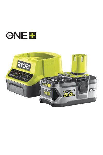 Ryobi SET RC18120-150 PACHET ACUMULATOR 5Ah + ÎNCĂRCĂTOR RAPID 18V