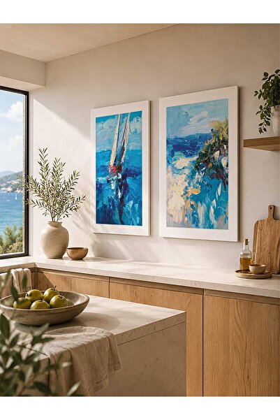 ocean velas Kanvas Tablo Sonsuz Mavi Yolculuk ,Kanvas Tablo TKTVO-002-0051-15525
