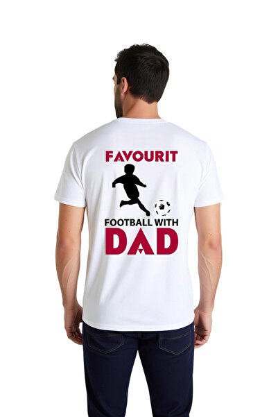 PayBuy Favorite Football Memory with Dad Printed Men's T-Shirt