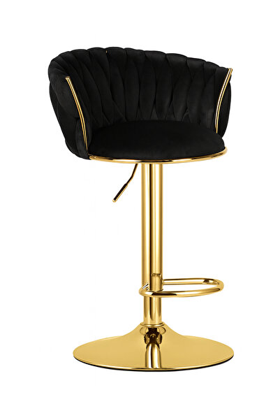 Leobert Scaun MIG - negru / bază aurie x 1