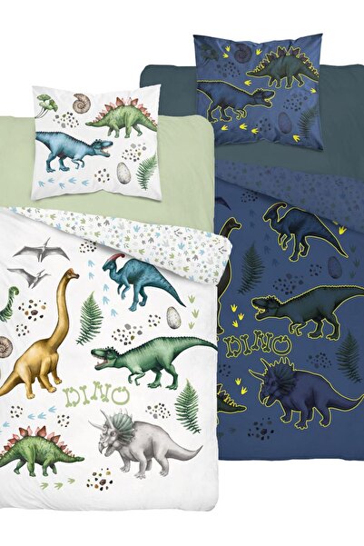 Detexpol Set de lenjerie de pat cu dinozauri fosforescenți 140x200 HIT