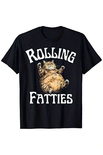 NOURAM Retro Rolling Fatties Funny Kitten Cat Lover Suitable Mens & Womens Ou...