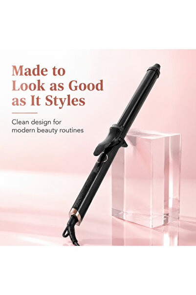 Generic Brand Curling Iron with Spring Clamp, Professional Hair Curler for Cr...