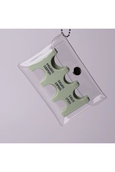Choice6 Light Green Japanese Coin Holder Wallet ,Coin Wallet,Mini Wallet,PVC ...