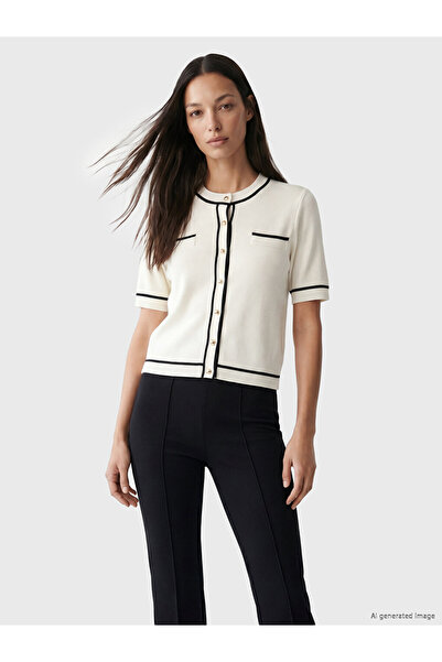 LC Waikiki Cardigan tricotat de damă cu guler rotund