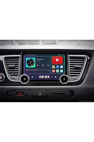 Carplayer شاشة أندرويد لسيارة كيا كارنيفال موديل 2016-2019، مع مقبضين، ذاكرة ...