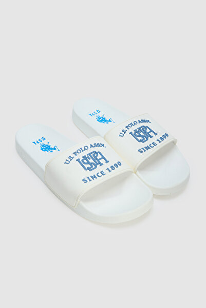 U.S. Polo Assn. نعال أبيض للرجال 50323180-VR013