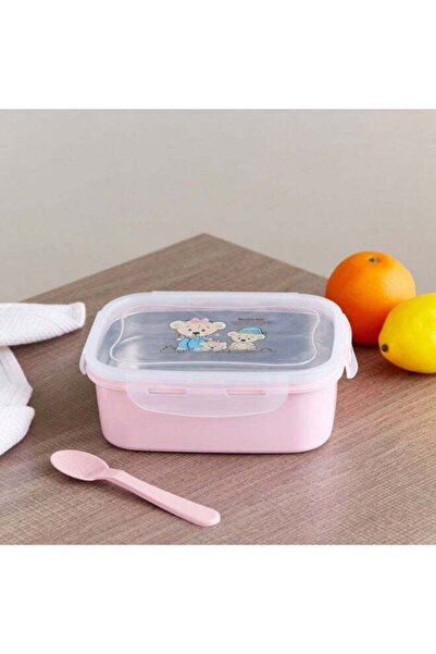 Generic صندوق غداء من الفولاذ المقاوم للصدأ للأطفال - 20×6×8 سم، علبة طعام مح...