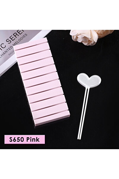Choice1 S650 Pink Nail Transfer Foils Storage Box Rotating Save Tools Stripe ...